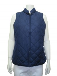 Vest W/ Lining, Side Pockets & Front Zipper, ERIKA # 1365