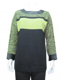 Sweater, Printed, Round Neck, JENNY # 8506