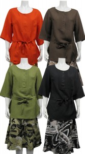 2pc Skirt Set with Linen - Style SHERRY #81461