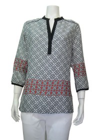 Blouse , Printed , 3/4 sleeve, ANTILIA # 9167