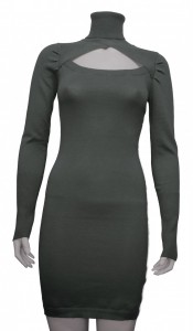 Dress, Sweater, Long Sleeve, Stretch W/ Turtle Neck, DH # JD101